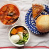 ラム肉とひよこ豆と野菜のトマトスープ弁当